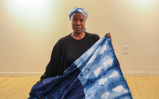 Lawrence visiting artist’s exhibit explores indigo, African diaspora and memory
